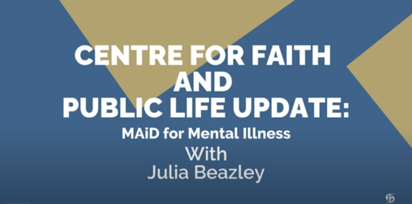 MAiD for mental health - update by EFC CFPL