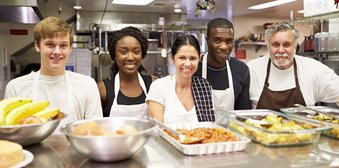 Family and Community - Family together in Religious Community