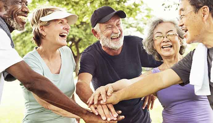 Seniors - Seniors enjoy gift of life and age
